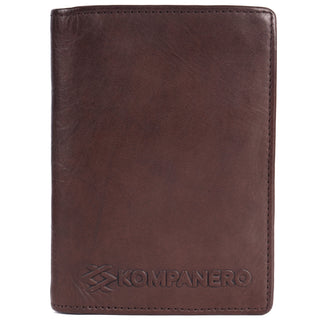 Maddox - The Passport Wallet -Dark Brown