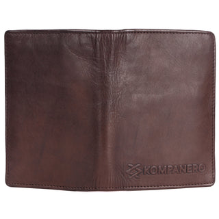 Maddox - The Passport Wallet -Dark Brown