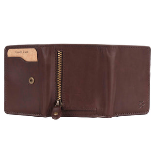 Aires - The Tri-Fold Wallet - Dark Brown