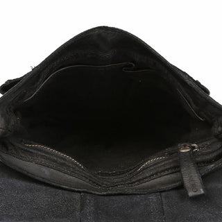 Adam - The Messenger Bag -Black