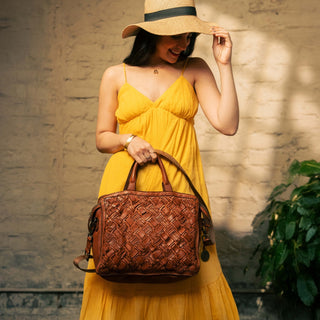 Oslo - The Laptop Bag - Cognac