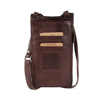 Erica - The Mobile Pouch -Dark Brown