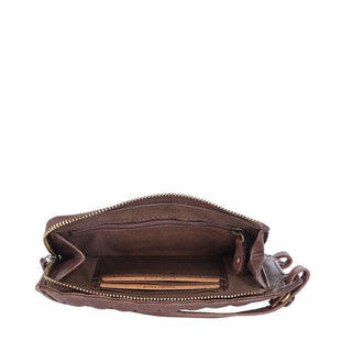 Erica - The Mobile Pouch -Dark Brown