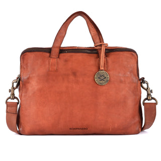 Maddox - The Small Laptop Bag -Cognac