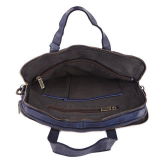 Maddox - The Small Laptop Bag -Blue