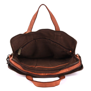 Maddox - The Small Laptop Bag -Cognac