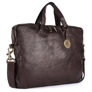 Maddox - The Laptop Bag -Dark Brown