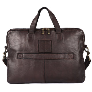 Maddox - The Laptop Bag -Dark Brown